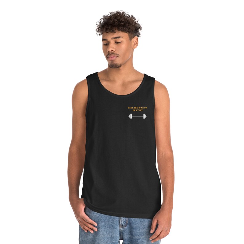 Unisex Heavy Cotton Tank Top image 4