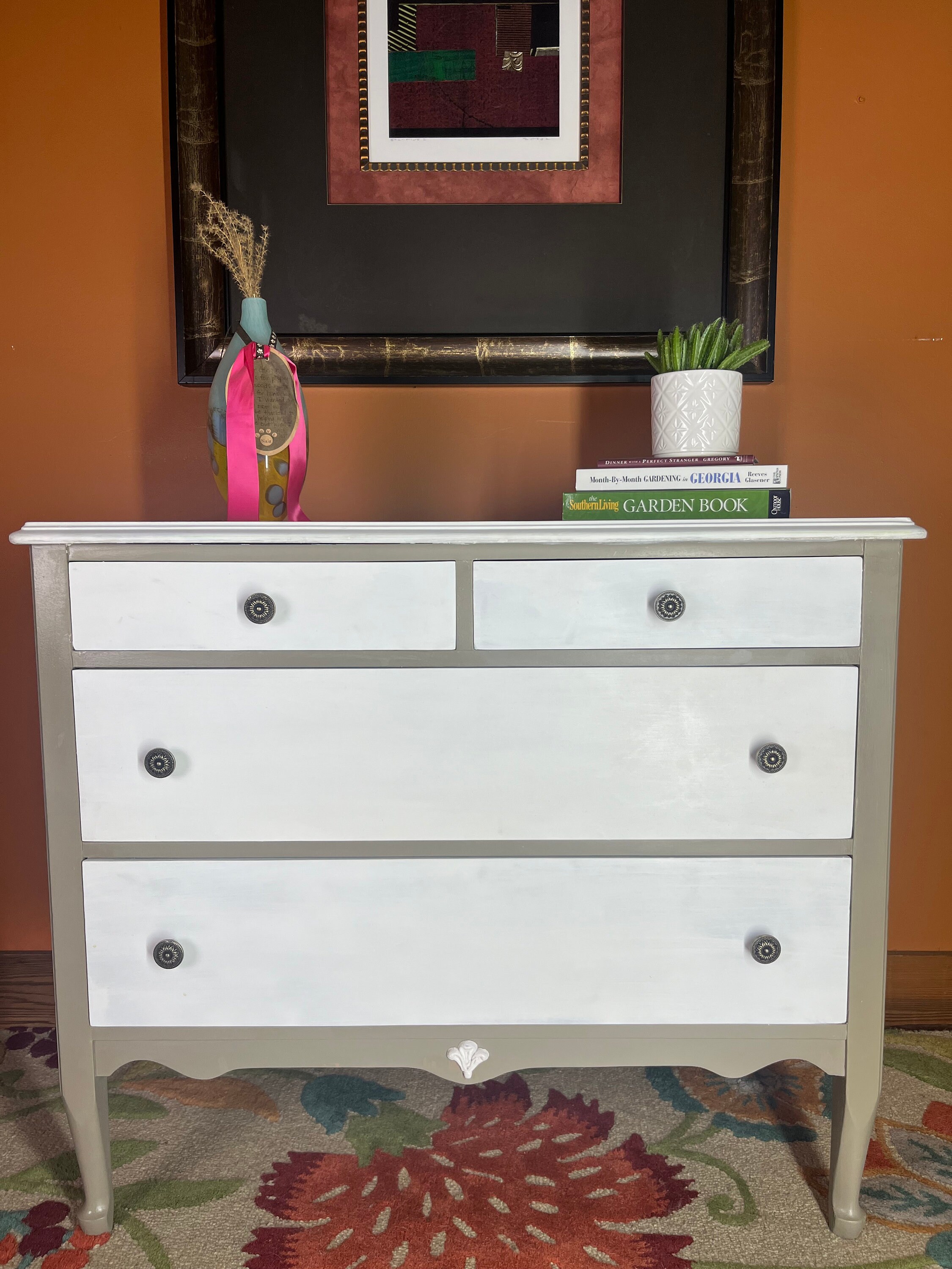 seafoam green dresser SOLD!!! SOLD!! Do Not Buy! Restored Seafoam Green Dresser, Whitewash Wood  Chest of Drawers
