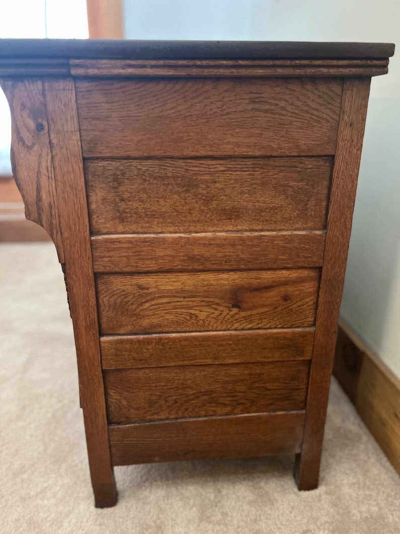 SOLD!! SOLD!! Do NOT Buy!! Vintage Tiger Oak Dresser, Refinished ...