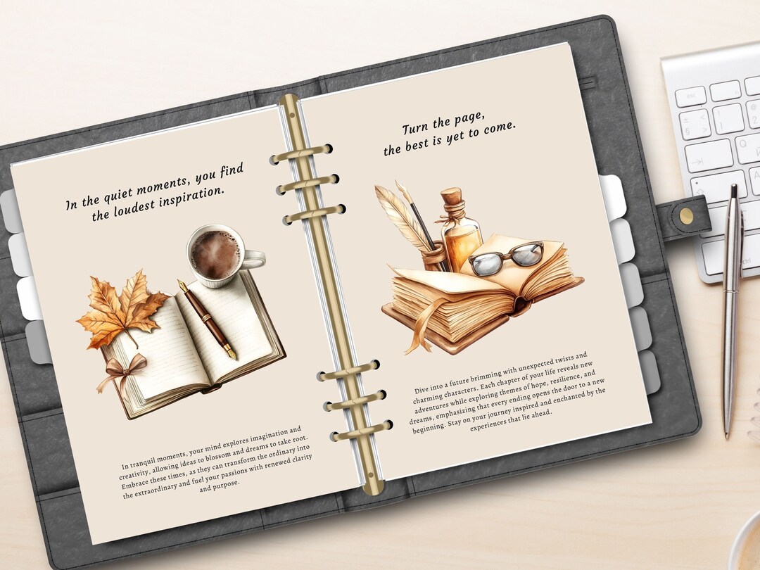 6 Printable Planner Dashboard | Bookish Planner Accessories & Dividers ...