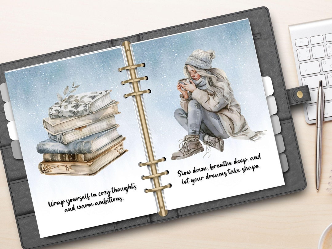 6 Printable Planner Dashboard | Winter Planner Accessories & Dividers ...