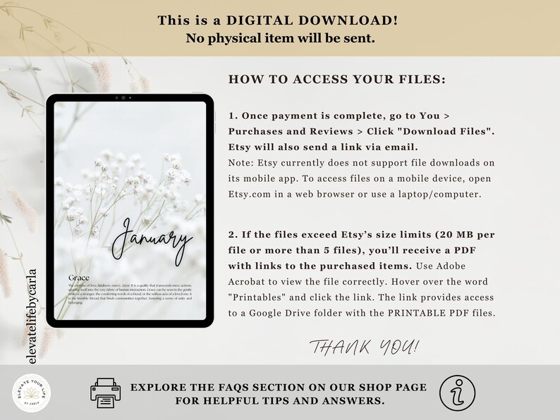 Planner Inserts | Planner Dividers | Monthly Dashboard Set | Printable ...