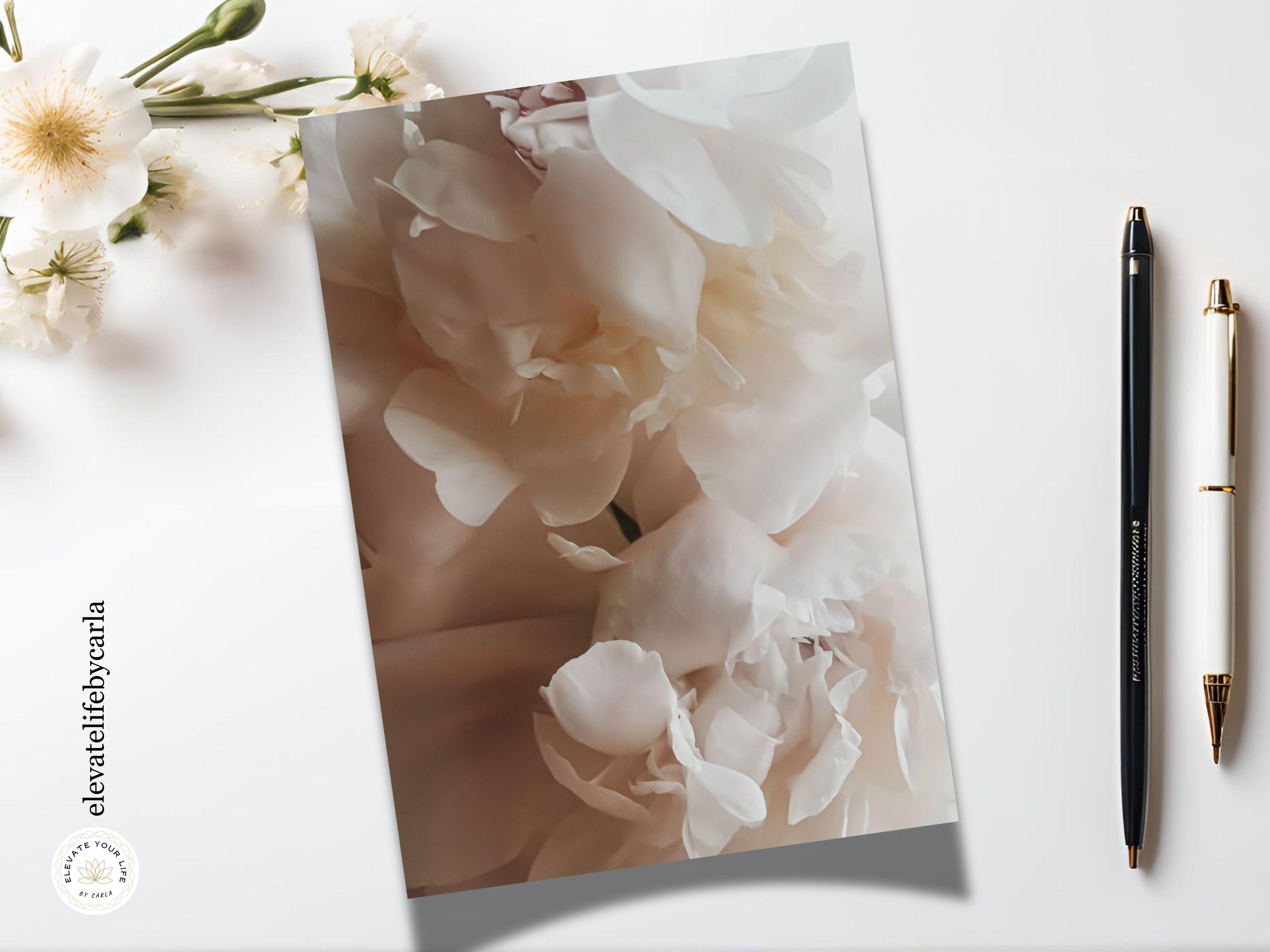 Floral Planner Dashboard Printable, Elegant Blossom Journal Dividers ...