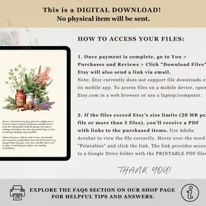 Elegant spring cover pages with botanical elements, printable journal dividers to inspire daily planning and reflection.