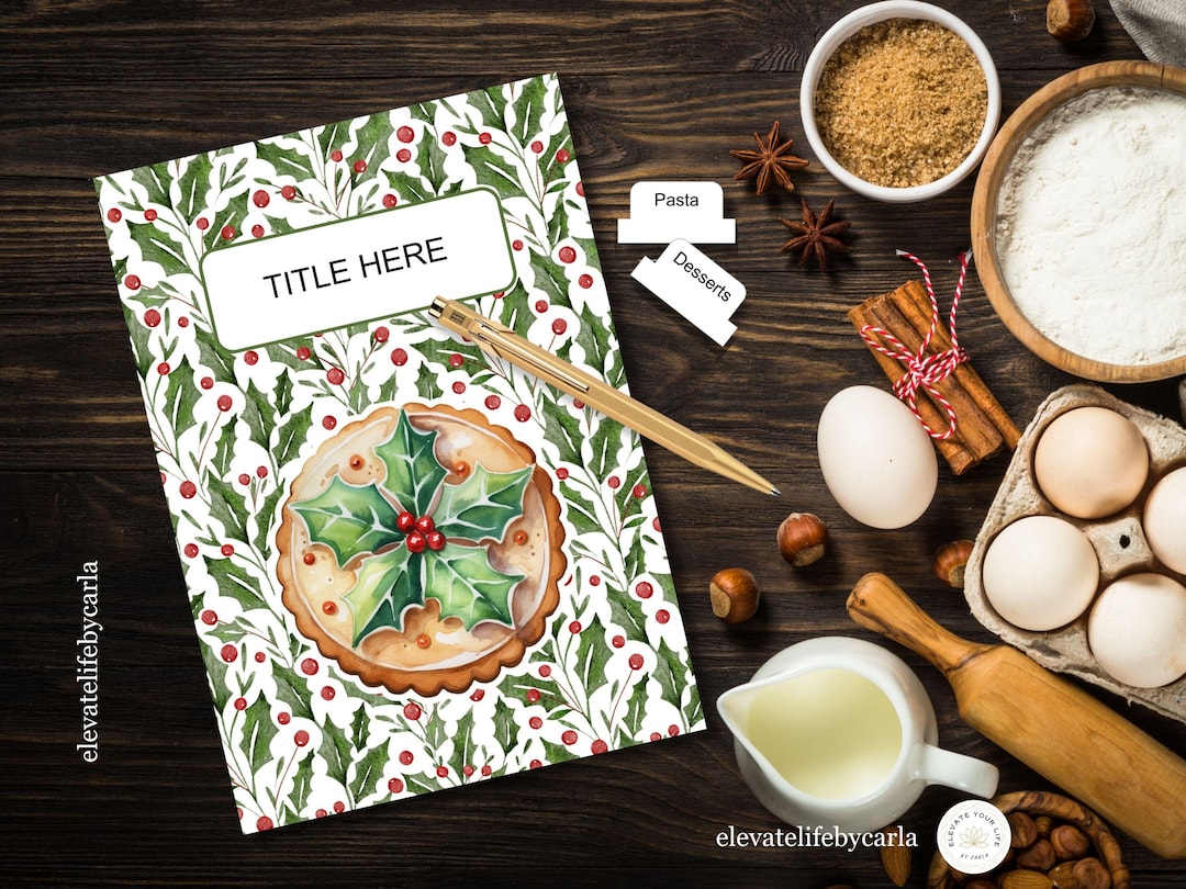 Christmas Recipe Notebook Zara