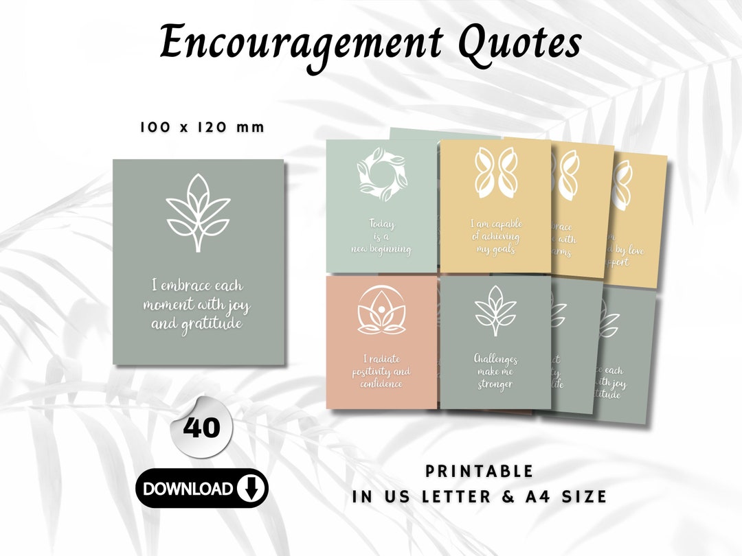 Printable Affirmation Cards Quotes About Life Encouragement Quotes ...