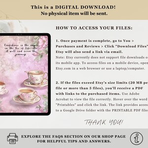 Lilac Garden Planner Dashboard Set - Printable Coquette Cover Pages ...