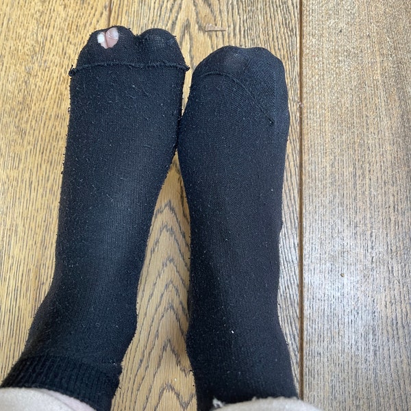 Socks used foot worn custom made sweaty