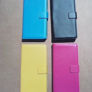 Brieftasche Fall für Samsung Galaxy A12 A13 A15 A16 A25 A33 A35 A53 A55 4G 5G Kartenfächer Eingebauter Ständer Schützende Telefonabdeckung Gelb Schwarz Blau