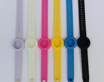 Wasserdichtes Armband für Apple AirTag, für Kinder ab 3 Jahren, Armband Band Hülle Armband Handgelenksschlaufe Armband Schutzhülle Halter Cover Air Tag