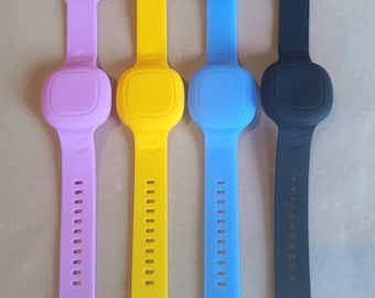 Pulsera para Chipolo One Plus Classic Spot Point Pop para niños y adultos. Funda protectora impermeable con correa en color negro, azul, amarillo y rosa.