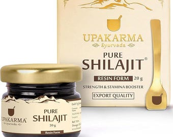 UPAKARMA Pure Himalayan Shilajit Resin: Suplemento energético ayurvédico
