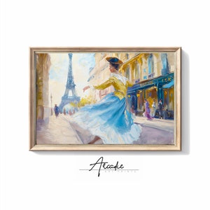 French girl dancing   - Impressionism  | Vintage Print Bedroom Wall Decor Digital PRINTABLE Antique