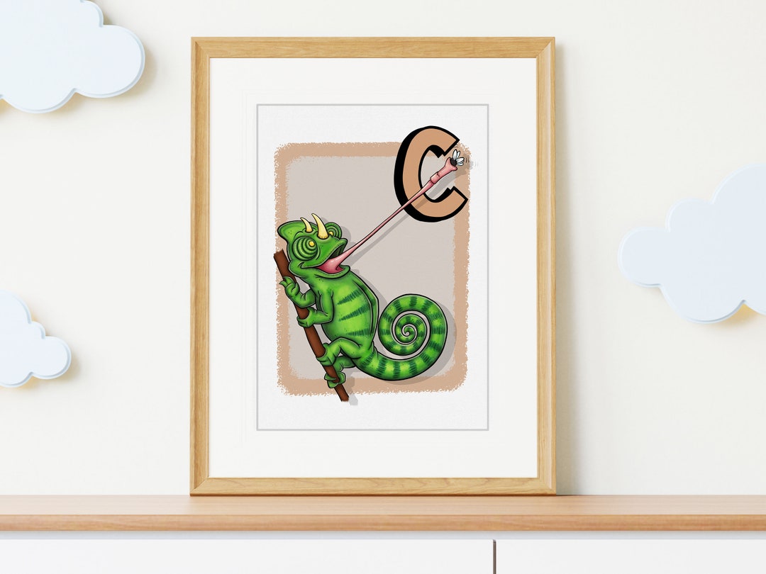C is for Chameleon (digital Download) - Etsy