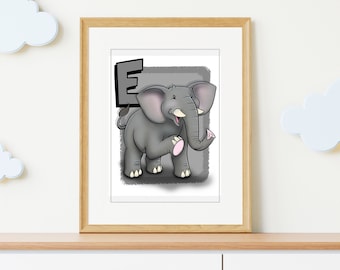 E is for Elephant (Digital Download)