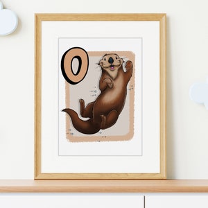 O is for Otter (Digital Download)