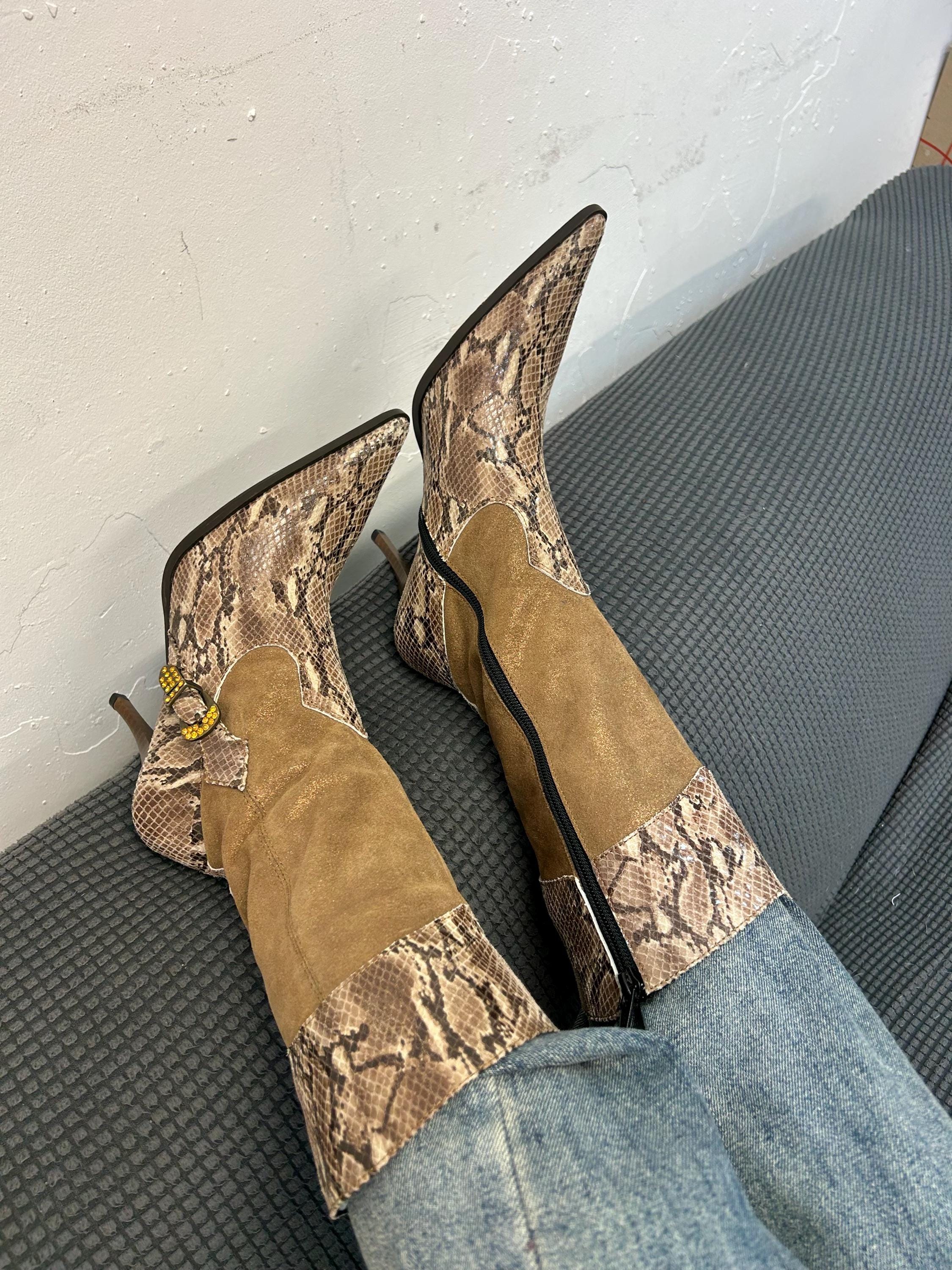 Vintage Y2k Cowboy Boots - Etsy