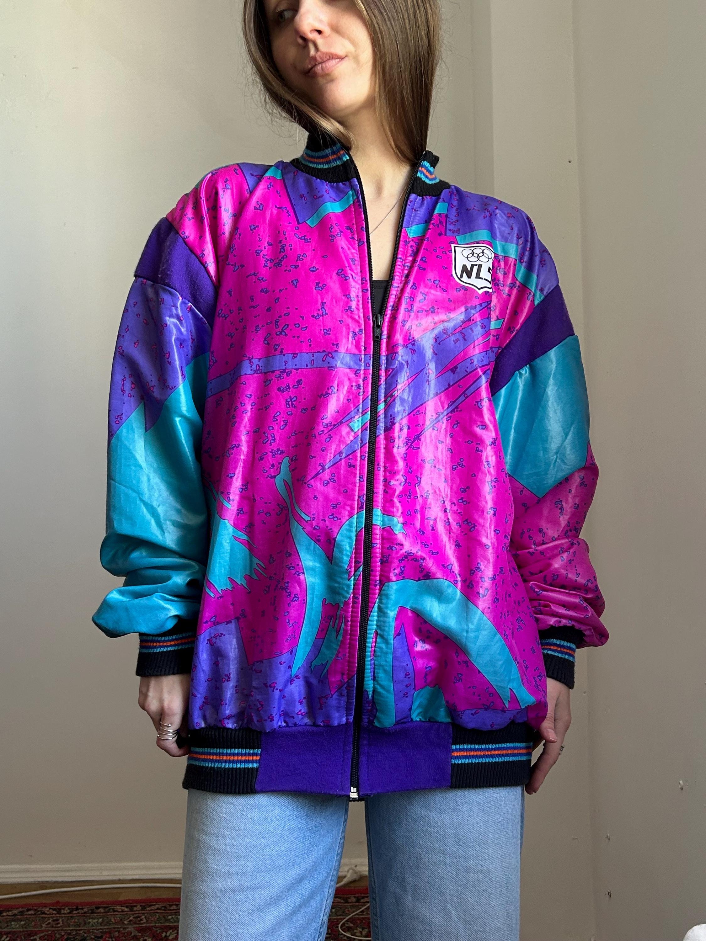 Sports Windbreaker Vintage,retro 90s Embroidered Jacket