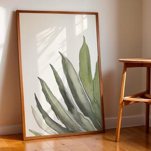 Boho Southwestern Cactus Wall Art, Printable Poster, Mexican Bar Cart Prints, Digital Download, Botanical Watercolor Artwork