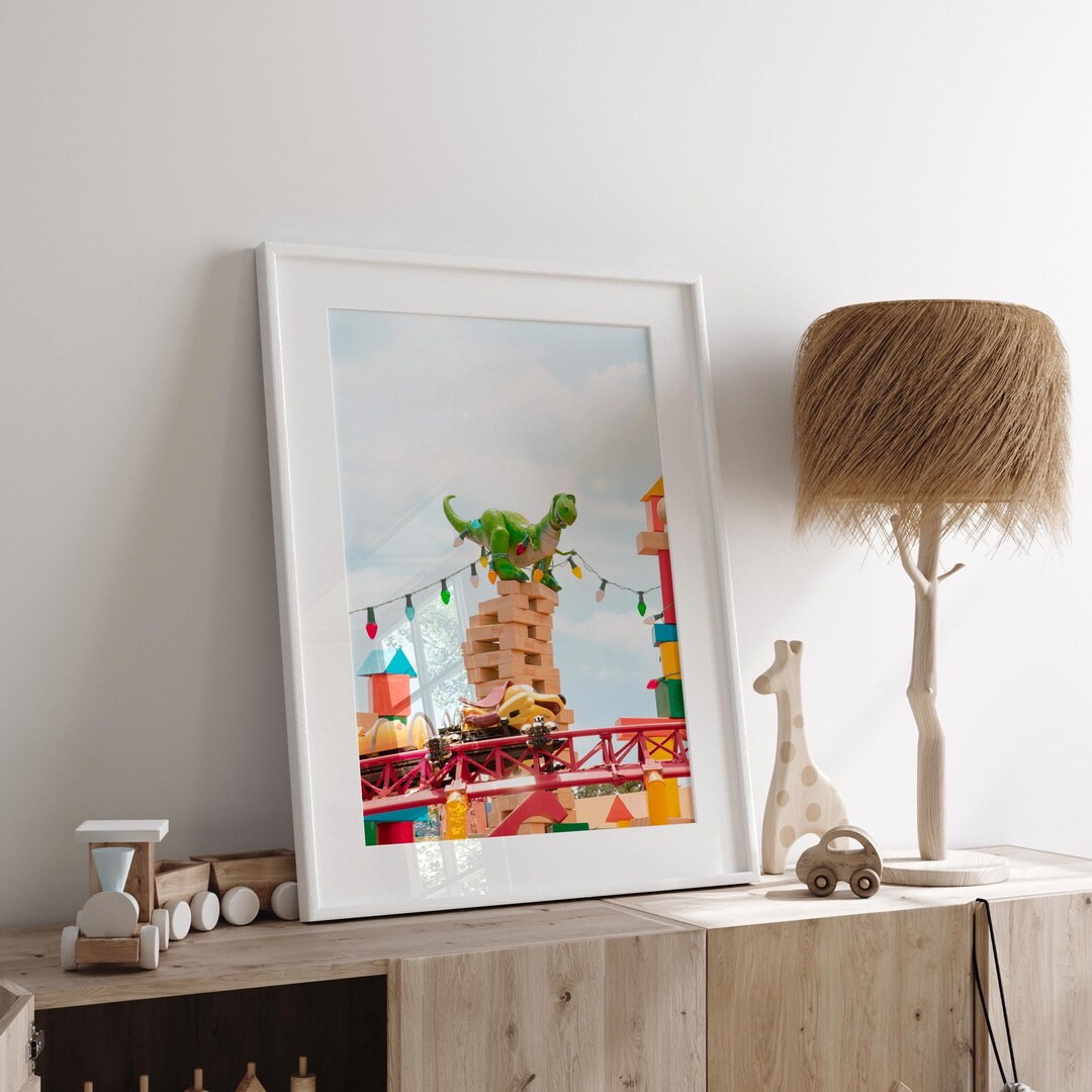 Toy Story Bedroom Poster Fantasyland Digital Photo Download Wall Art Magic Kingdom Movie Art ...