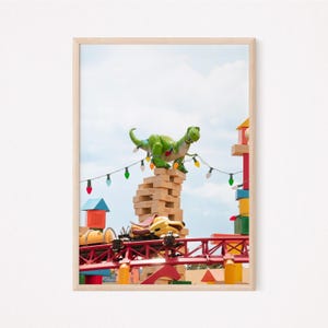Toy Story Land Disney World Photos Prints, Slinky Dog Retro Disney Print, Hollywood Studios, Toy Story Land, Walt Disney World Prints