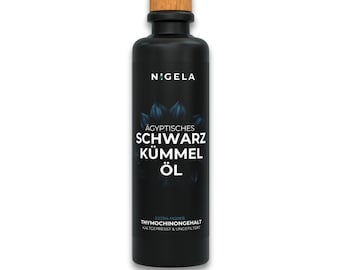 Ägyptisches Schwarzkümmelöl - kaltgepresst & ungefiltert 200ml