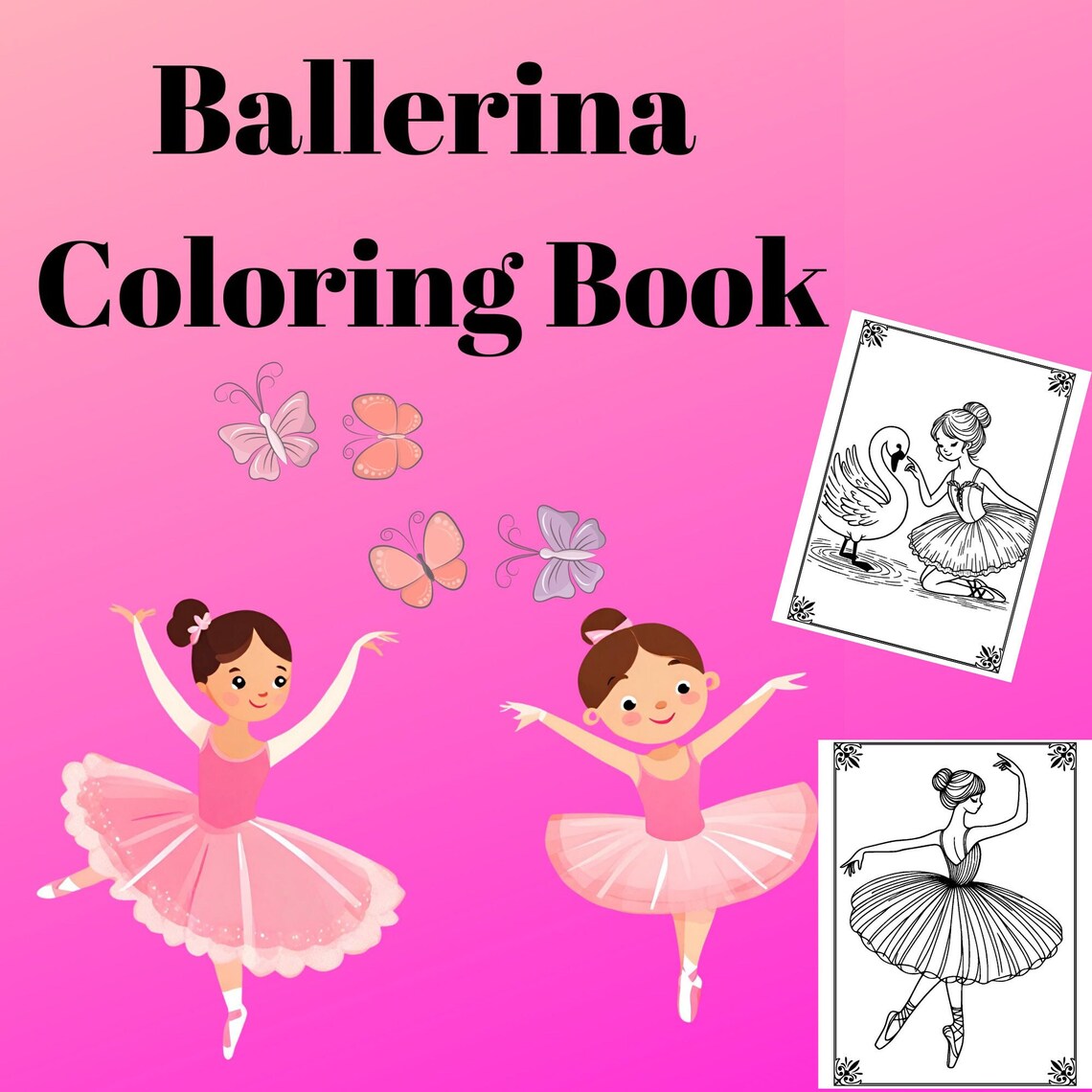 Instant Download ballerina Coloring Printable Pdf coloring Book Pages ...