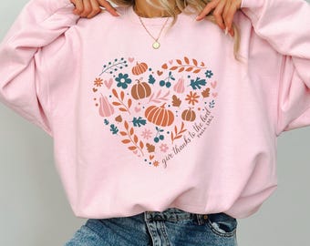 Thankful Sweatshirt, Thankful Lover Sweater, Hello Thanksgiving Sweatshirt, Women Thankful Sweatshirt, Women Gift For Thanksgiving