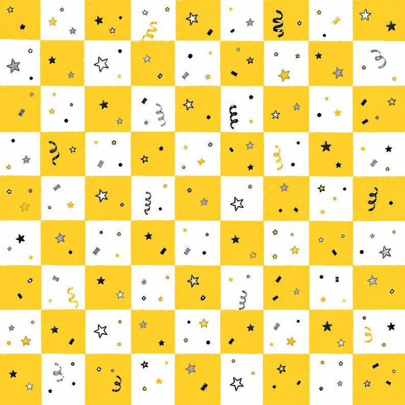 2026 Graduation Scrapbook Kit – Yellow Black and White Senior Papers ...