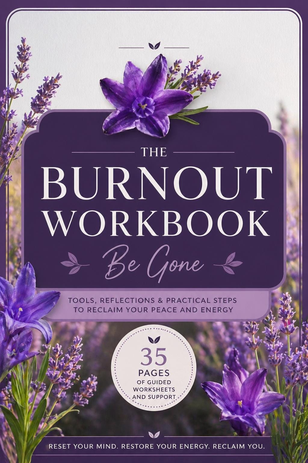Burnout Workbook Printable | Self Care Journal, Mental Health ...