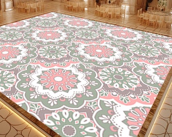 Mandala Dance Floor Decal | Dance Floor Mural | Vinyl Event Dance Floor | Indian Wedding Dance Floor Wrap | Reception Floor Wrap