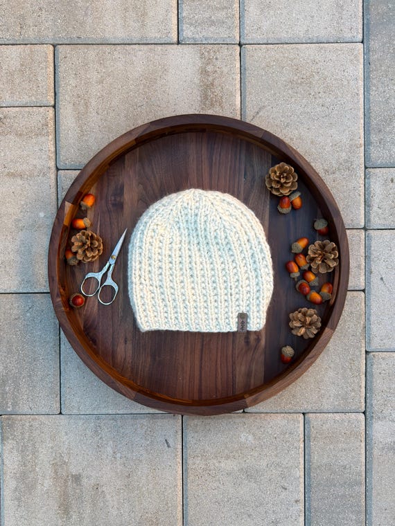 Headcase OG Beanie, White (Adult) - 100% Merino Wool & Mohair