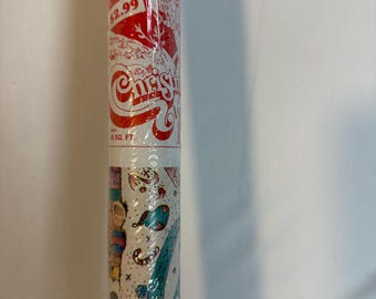 Rotolo di carta da regalo natalizia vintage con orsacchiotto (45 piedi quadrati) – Carta da regalo retrò
