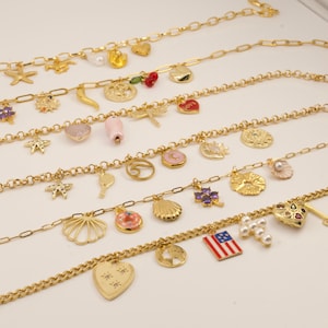 Charm Pendant, Add on Charm for DIY Jewelry, Choose Your Favorite Charms, Stainless Steel & Brass Charms