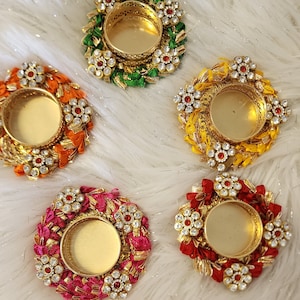 LOT OF 100 Tea Light Holder Wedding Favor Return Gift For Guests Diwali Diyas Pooja Lighting Candles Decorative Candle Holder, Home Decor