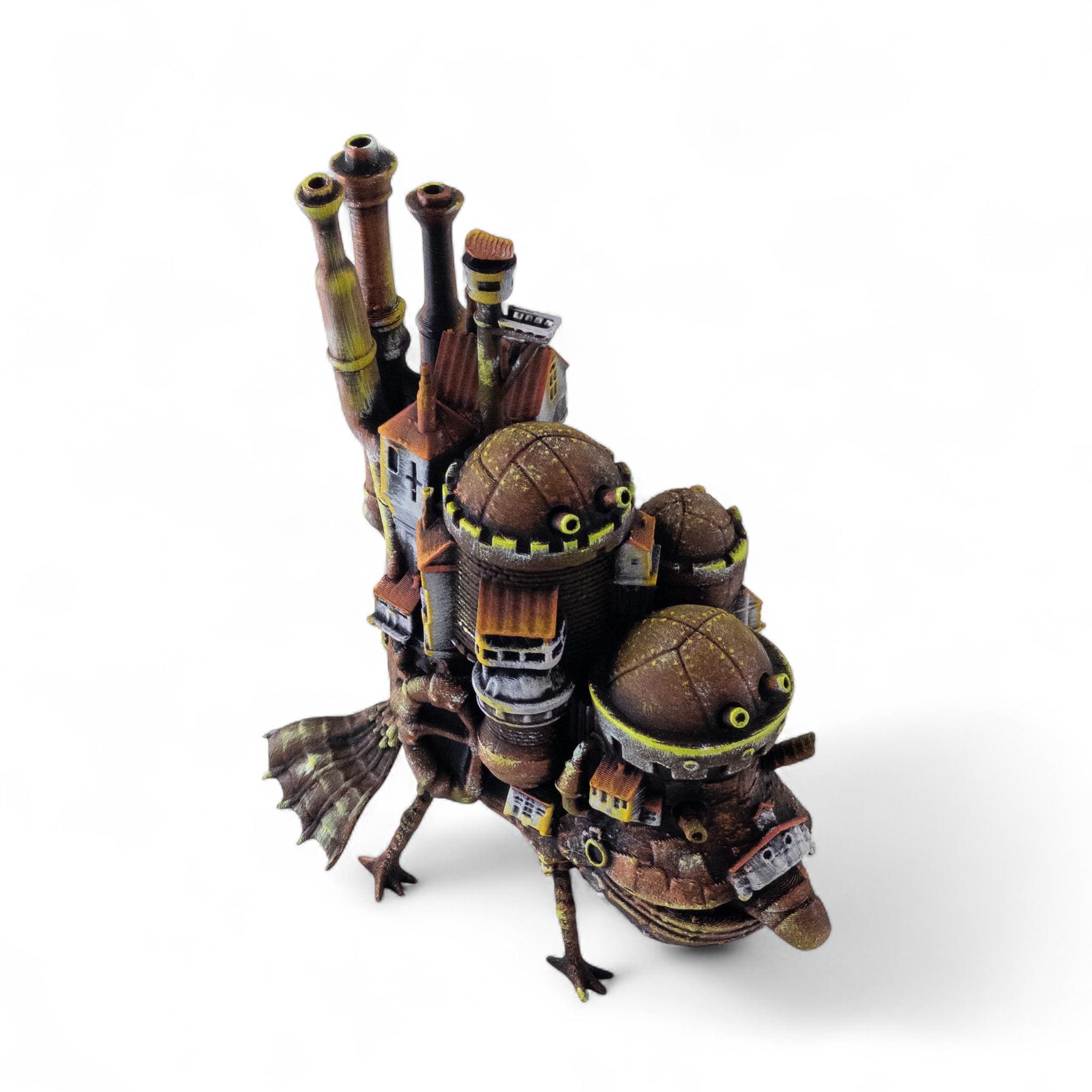 希少 ジブリ ハウルの動く城 ホワイトメタル カルシファー フィギュア