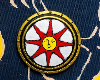 Sunlight Shield Magnet: Dark Souls Solaire of Astora, Gaming Decor