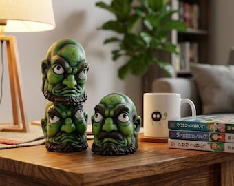 Spirited Away Kashira Head: 3D Printed Anime Figure