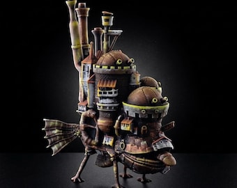 Howl’s Moving Castle  | 3D Printed Ghibli Fan Art | Miyazaki Anime Collectible| Studio Ghibli | Statue