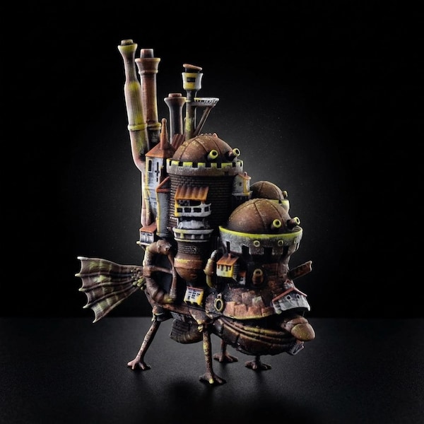 Das wandelnde Schloss | 3D gedruckter Ghibli Fan Art | Miyazaki Anime Sammlerstück| Studio Ghibli | Statue