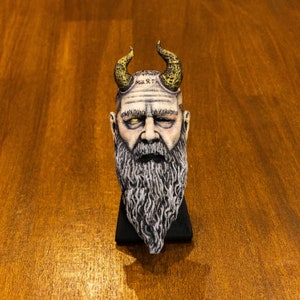 Mimir Figure Magnet , Mimir Magnet , God of War Mimir Magnet , Mimir 3D Magnet