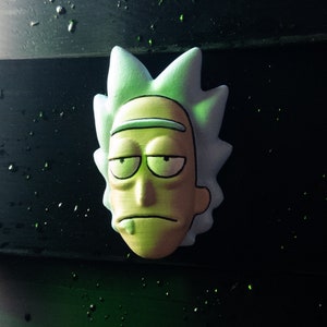 Rick Sanchez 3D Magnet: Rick and Morty Fan Art