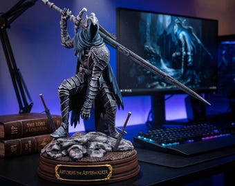 Artorias the Abysswalker Statue: Dark Souls 3D Printed Figure