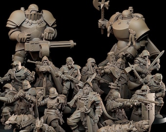 Heilig legioen | Grimdark-miniaturen van loopgravenoorlog | Ashen Armys