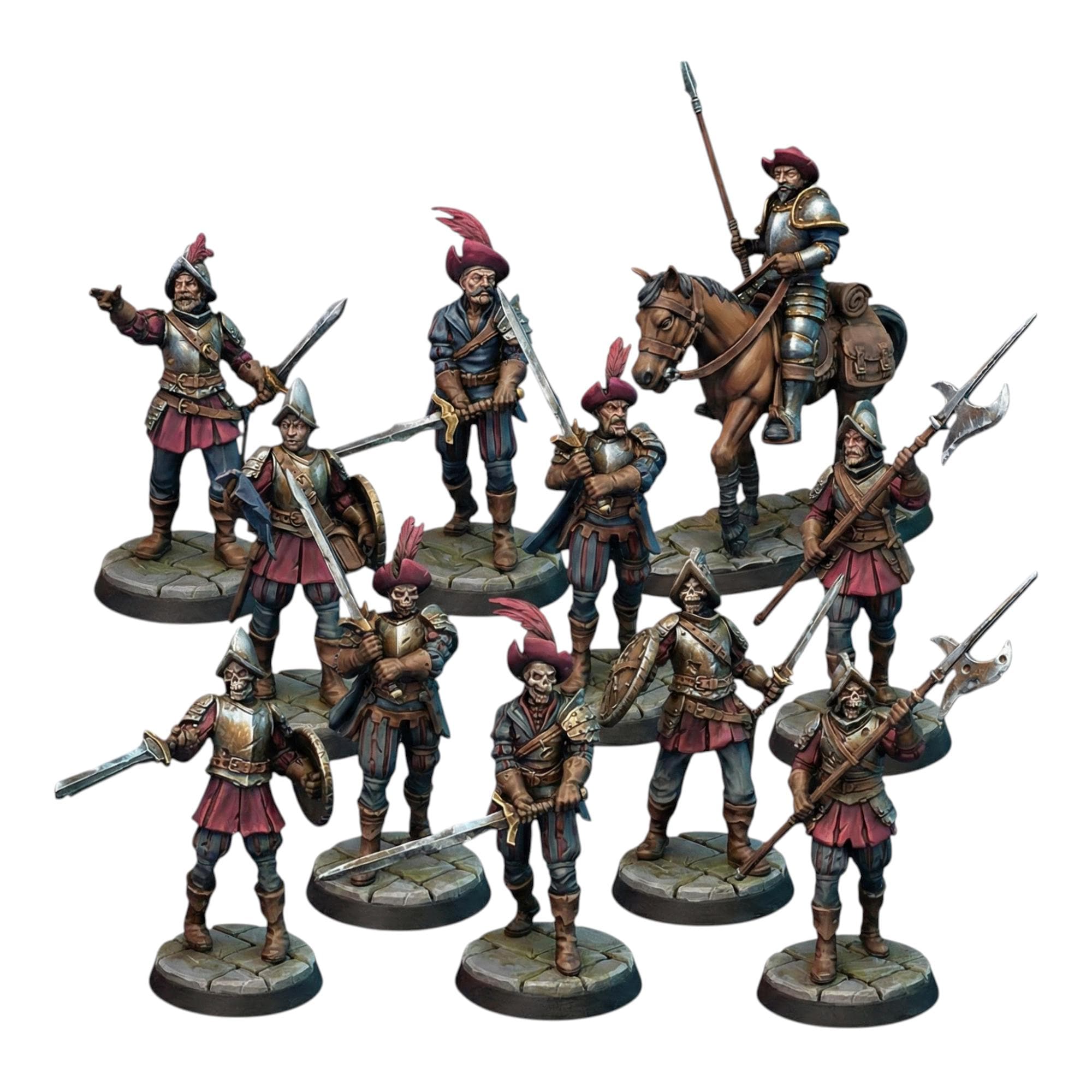 28mm Conquistador Heads - Etsy