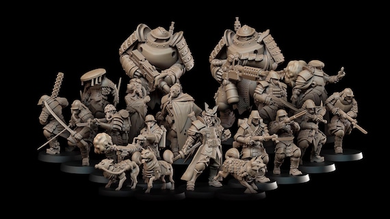 Holy Shogunate Miniatures | Trench Grimdark | Bite the Bullet