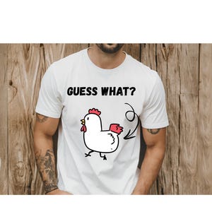 Funny Chicken Graphic Tee, Casual Humor Shirt, Gift for Chicken Lovers, Quirky Animal Lover Apparel, Perfect for Farm-themed Parties