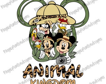 WDW Safari SVG, Animal Kingdom SVG Safari Mickey and Minnie Ears, Animal Kingdom Park, Animal Kingdom Zoo, Animal Kingdom Clipart - Download