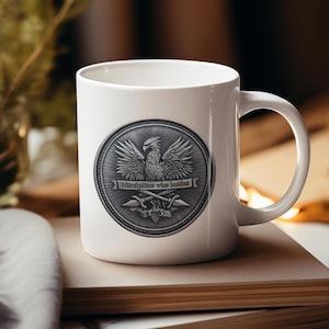 Tactical Cermaic Mug, Discipline Wins Battles, 2nd Amendment, Patriotic Gift, Coffee Cup, 11oz 15oz