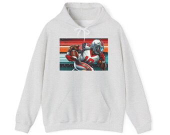 Sudadera con capucha de jugador de fútbol